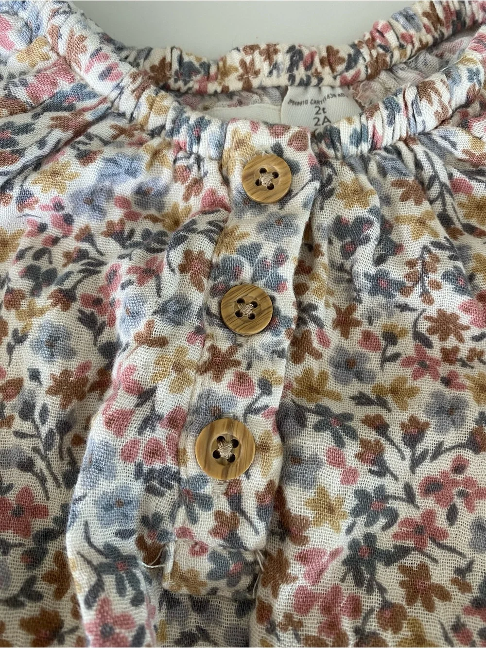 Little Planet by Carter's Girls 2T Floral 2pc Top & Skirt organic Cotton Set